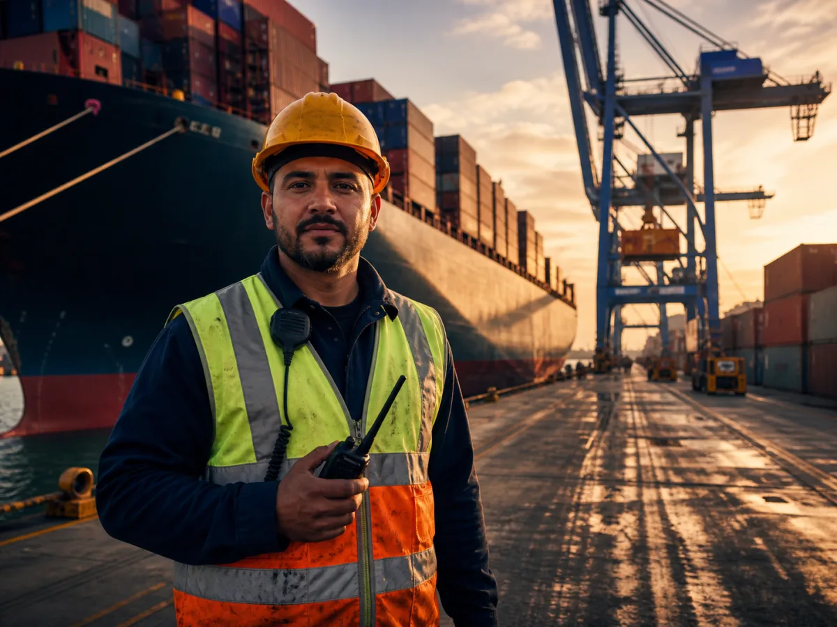 Port terminal and radio operations